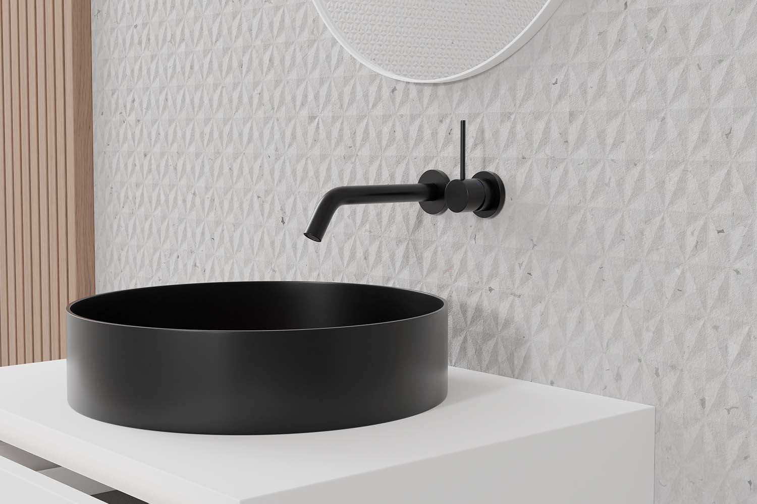 Primy built-in basin mixer for the bathroom