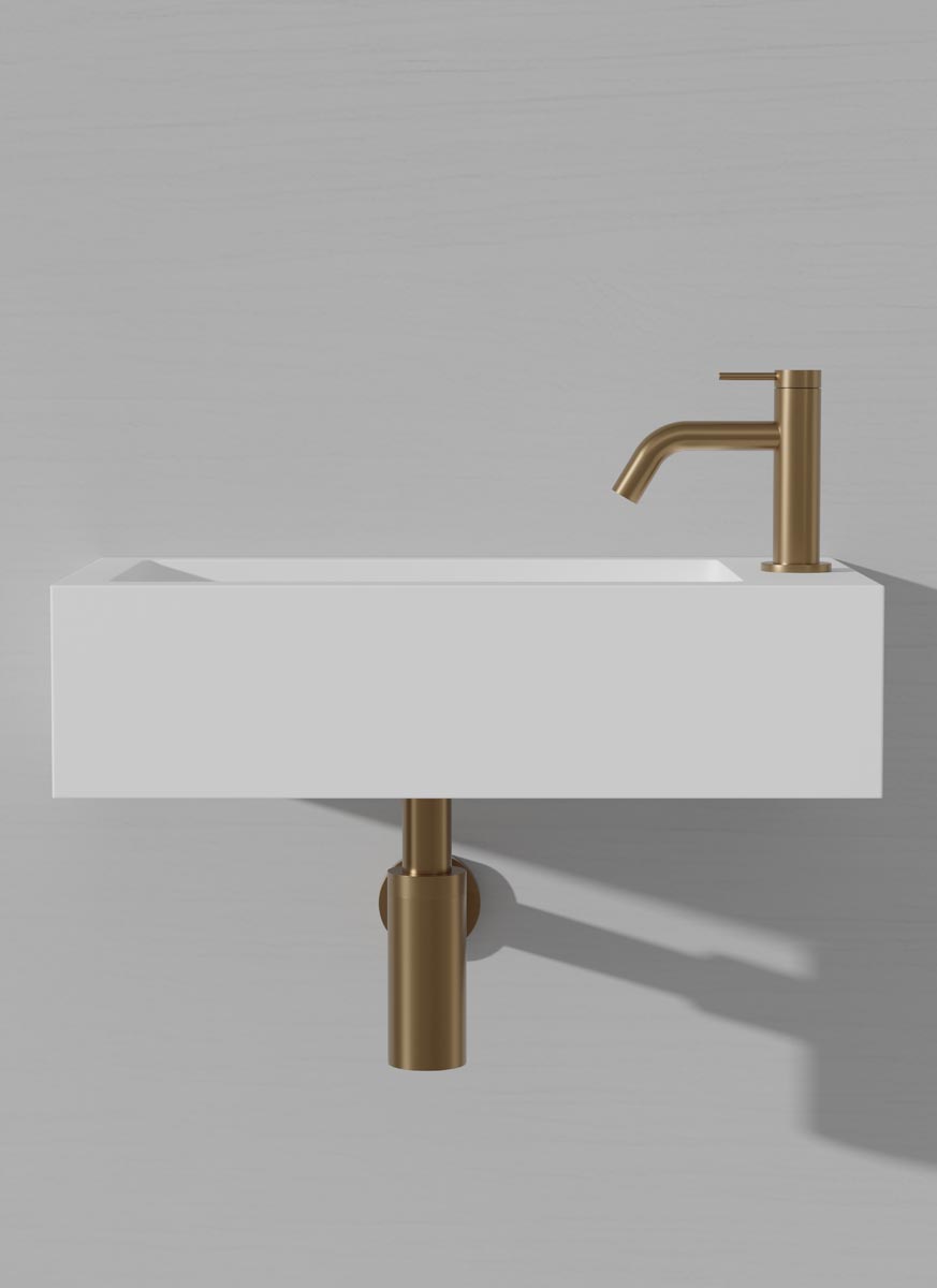 Scandtap tvättställsblandare i rostfritt stål