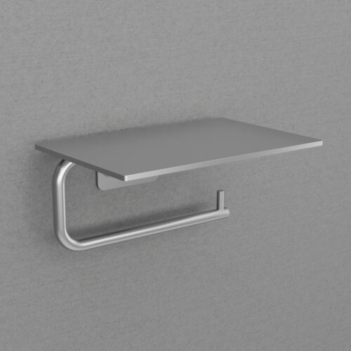 Scandtap Toalettpappershållare med hylla Steel Style Original