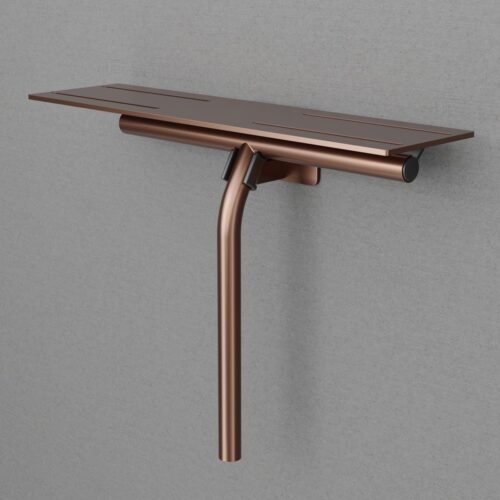 Scandtap Duschskrapa med hylla Steel Style Amber