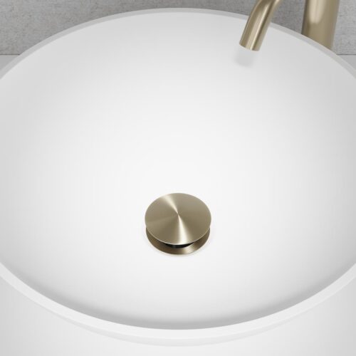 Scandtap Steel Pop-up universal Duo Champagne 10914